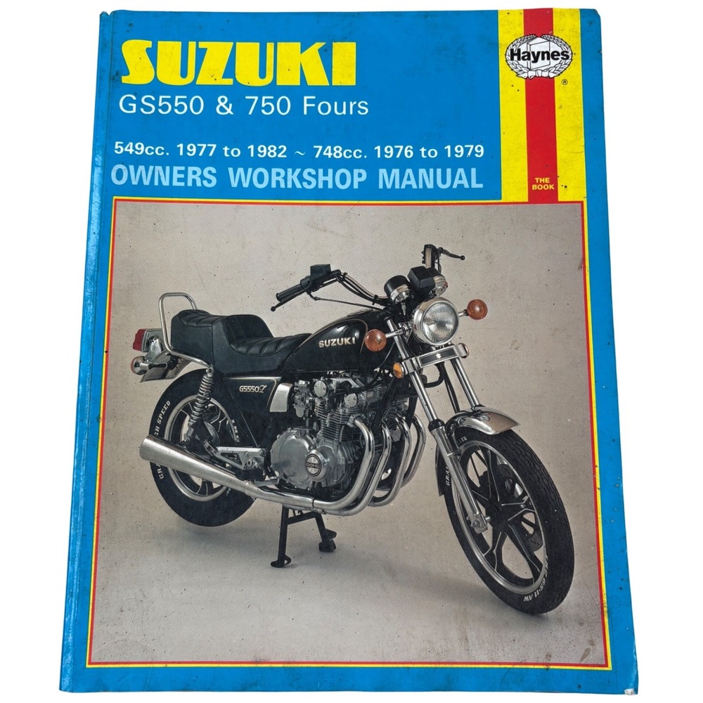 Haynes Suzuki GS550 GS750 Fours Workshop Manual Vintage Motorcycles 1976-1982